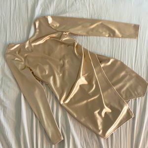 Gold dress